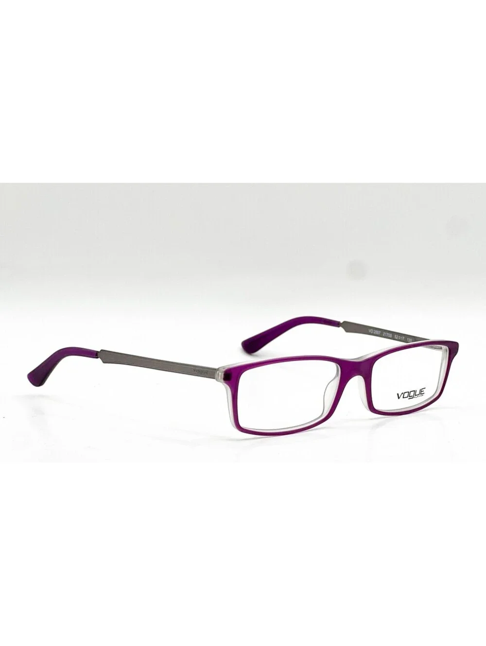Vogue VO 2867 2170S Top Matte Violet Transparent Authentic Eyeglass Frames 52-17